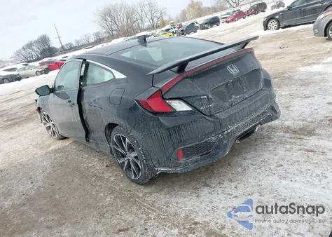 2018 Honda Civic Si z USA, uszkodzony, nr VIN 2HGFC3A55JH750456